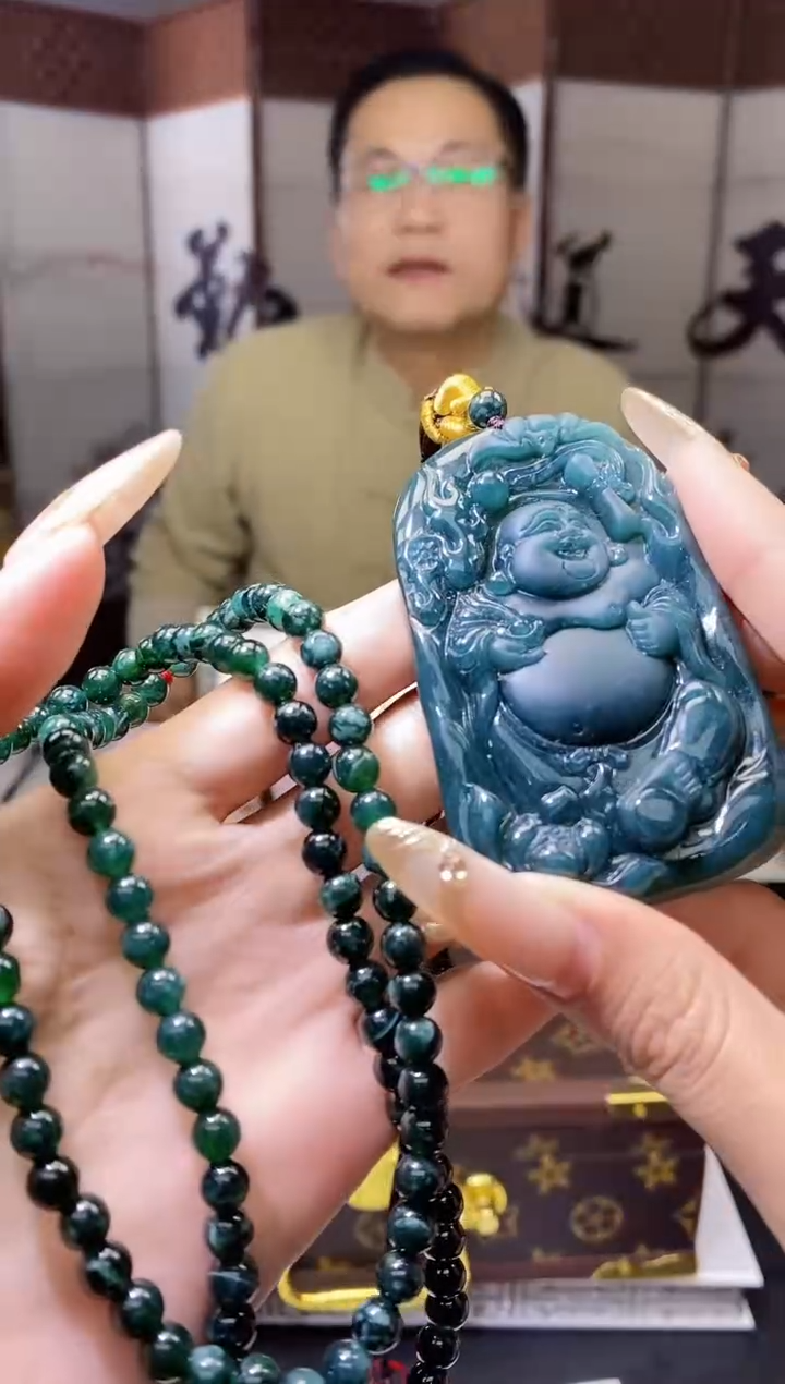 【闪购商品】翡翠颈饰未镶嵌Q-@@SHZC011760多样性发一套