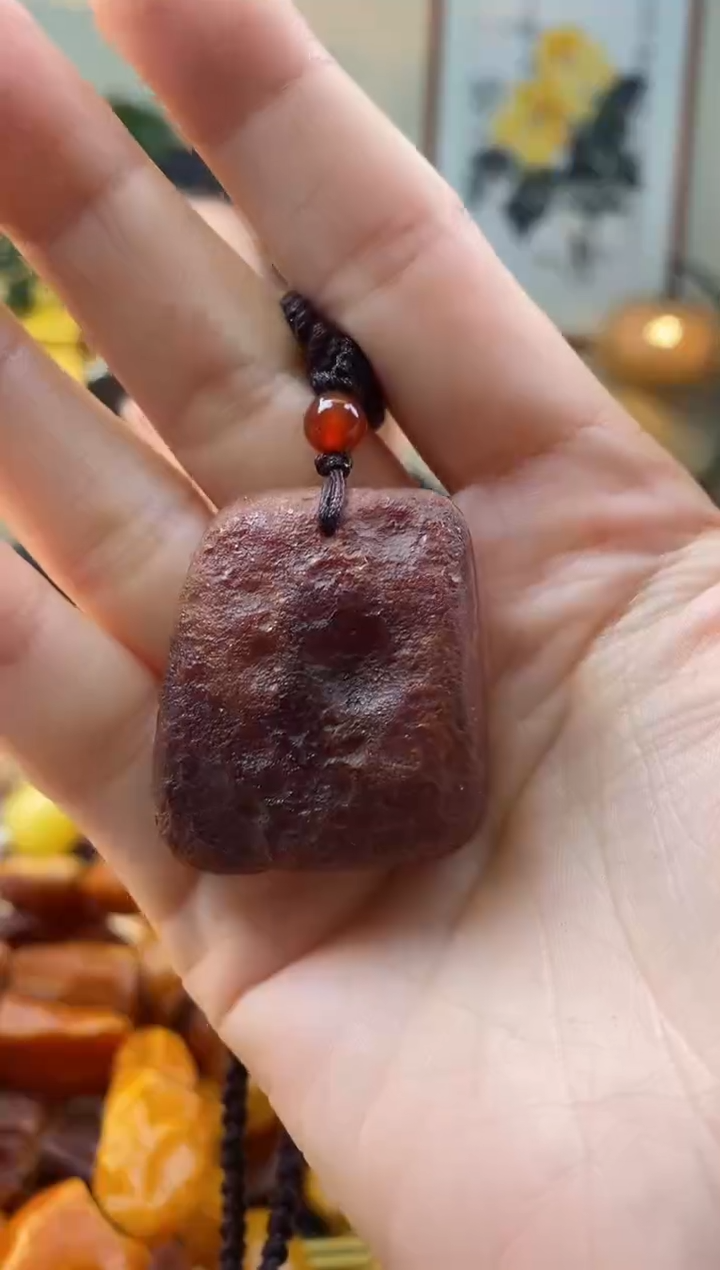 【闪购商品】琥珀颈饰未镶嵌吊坠