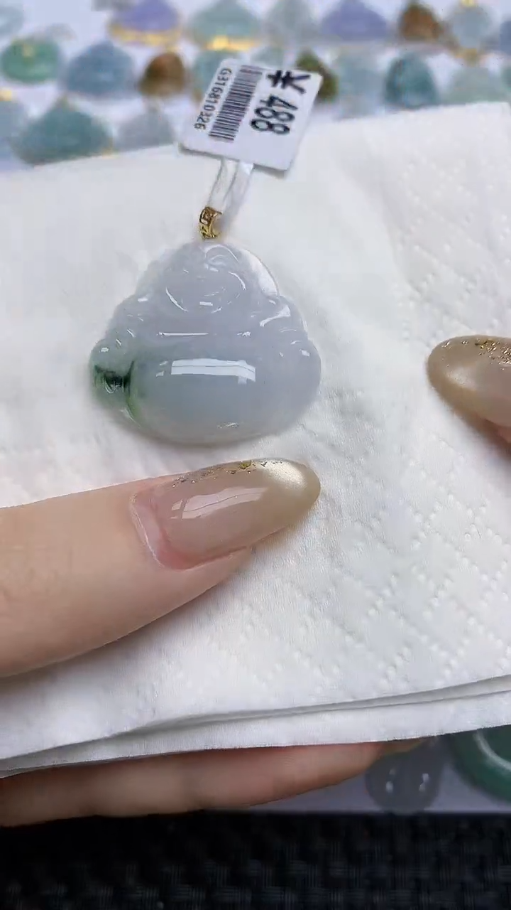 【闪购商品】翡翠颈饰未镶嵌天然A货翡翠 