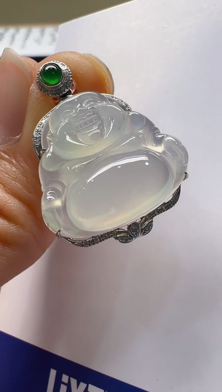 【闪购商品】翡翠吊坠(不含链)18K金镶嵌多样性团购发一件