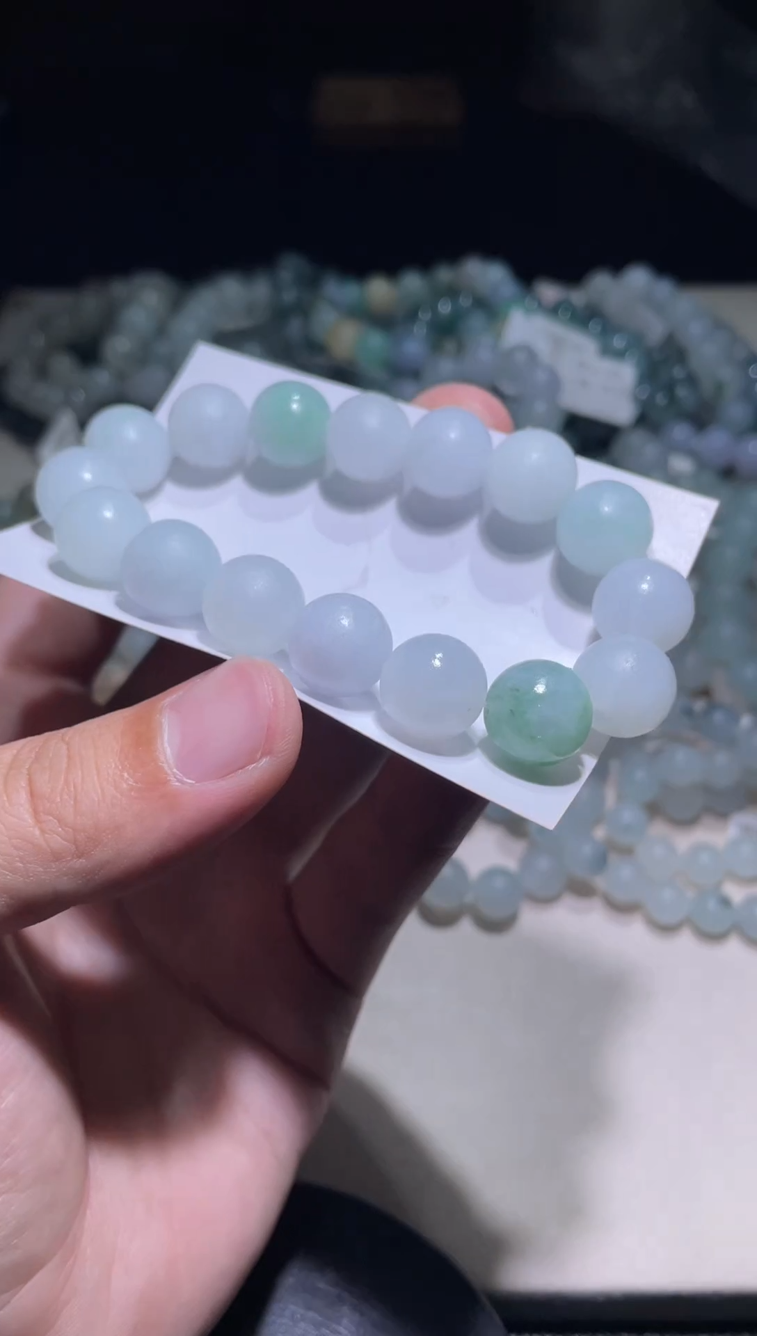 未镶嵌定制翡翠翡翠手串