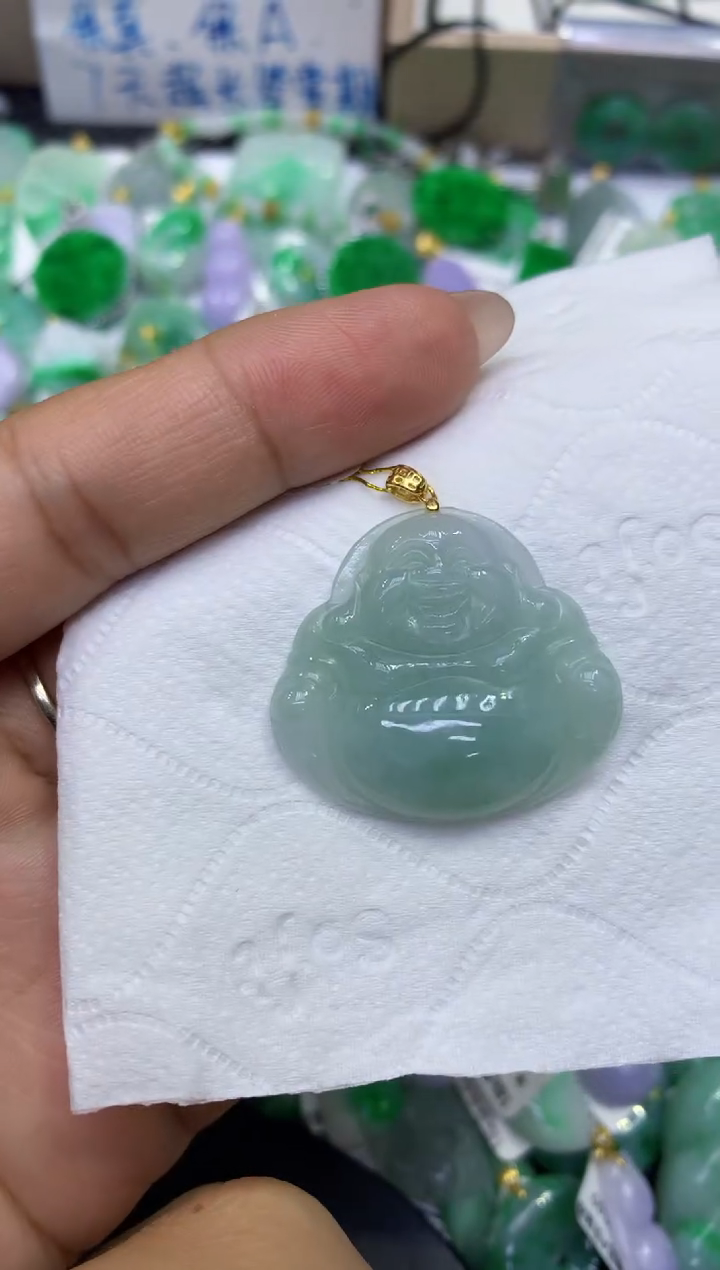 颈饰未镶嵌翡翠天然缅甸A货翡翠