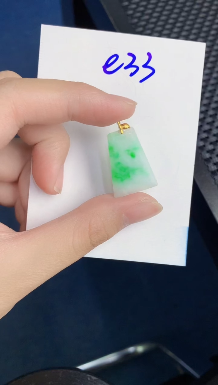 【闪购商品】翡翠颈饰18K金镶嵌000000000