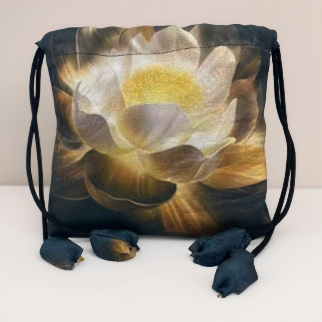 XB3 龙鳞问如意包斜挎包国风复古抽绳百搭装饰手提包