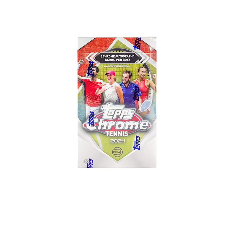 Topps【拆卡Live】2024 chrome 网球 代拆 球星卡牌 盲盒 球星卡