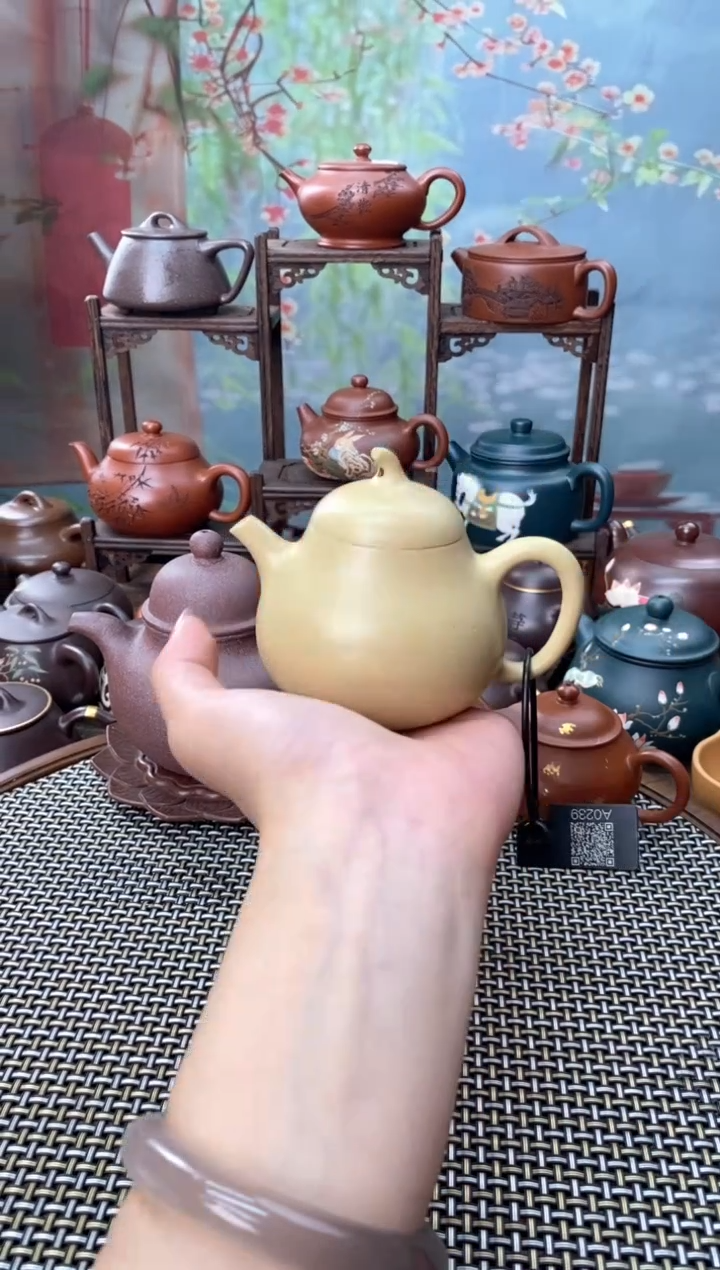 茶壶紫砂本绿茄瓜150cc