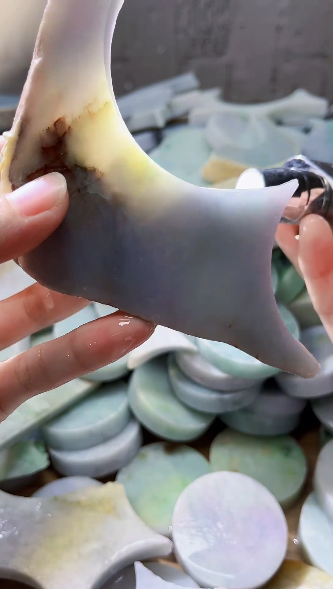 裸石翡翠翡翠a货正品玉石南陈724