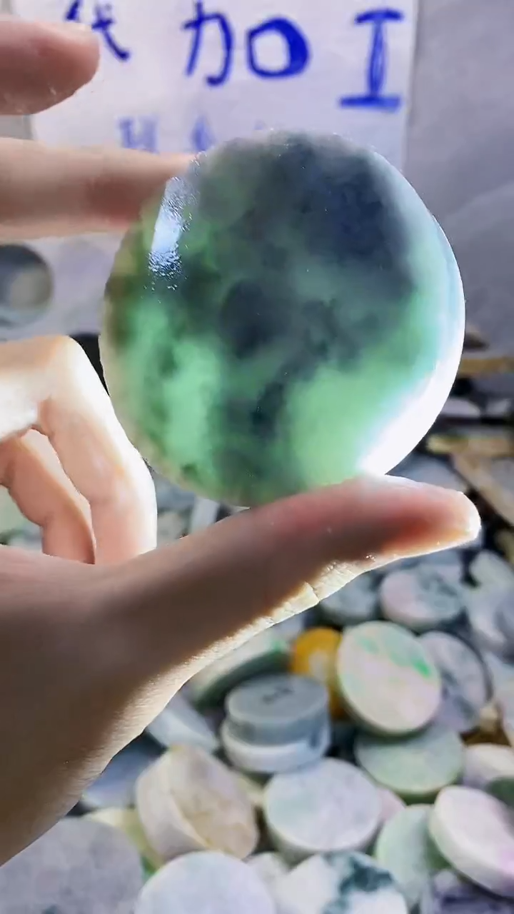 裸石翡翠纯天然翡翠A货112