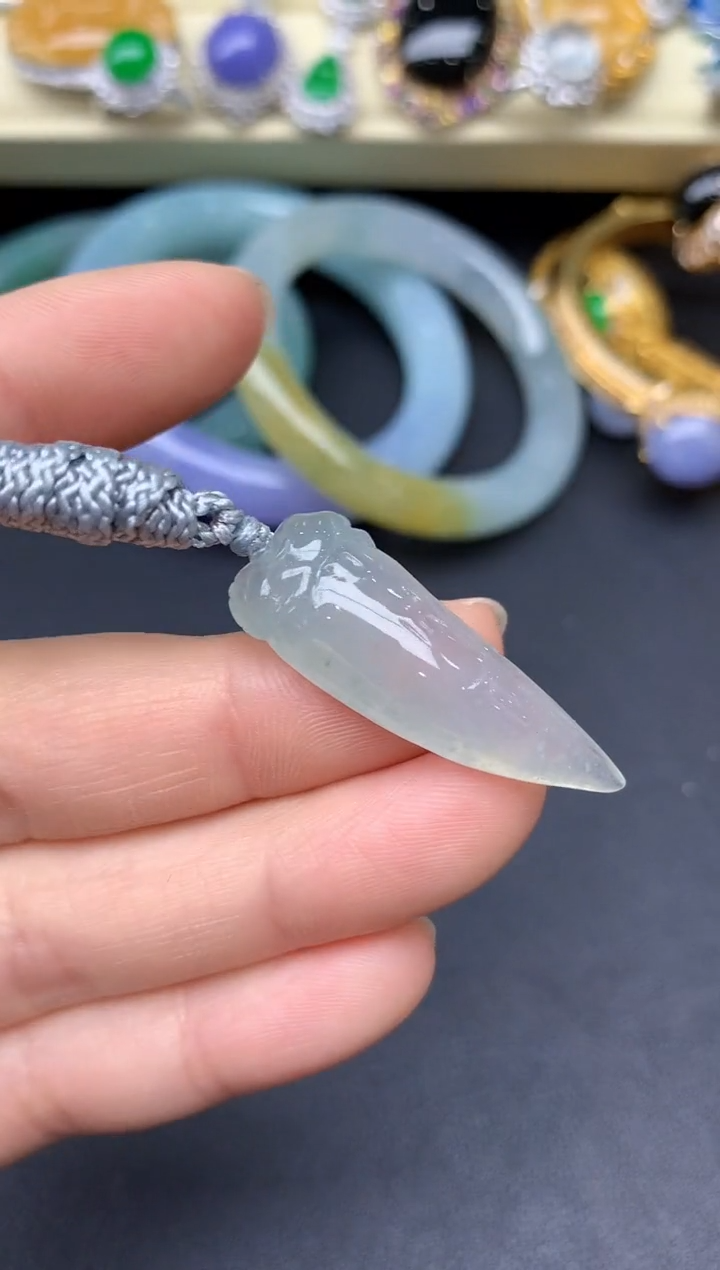 颈饰未镶嵌翡翠238-雪姐翡翠天天见