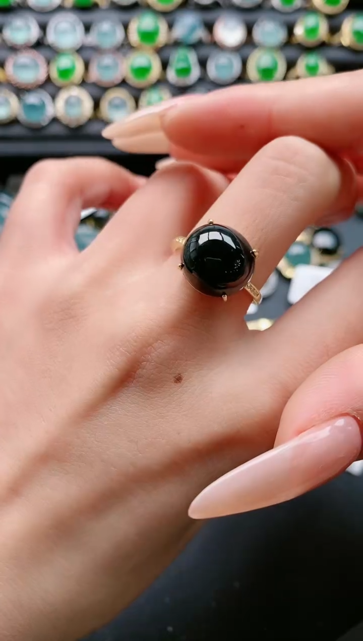 【闪购商品】翡翠戒指银S925镶嵌11111111