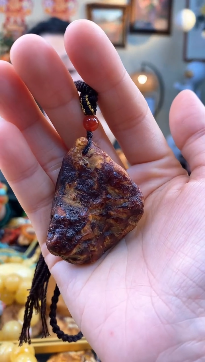 【闪购商品】琥珀颈饰未镶嵌吊坠