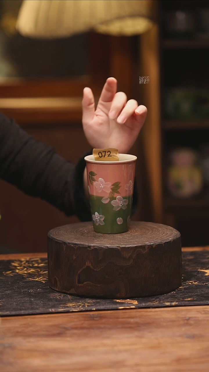 陶瓷景德镇高温釉下手绘陶瓷@L072@