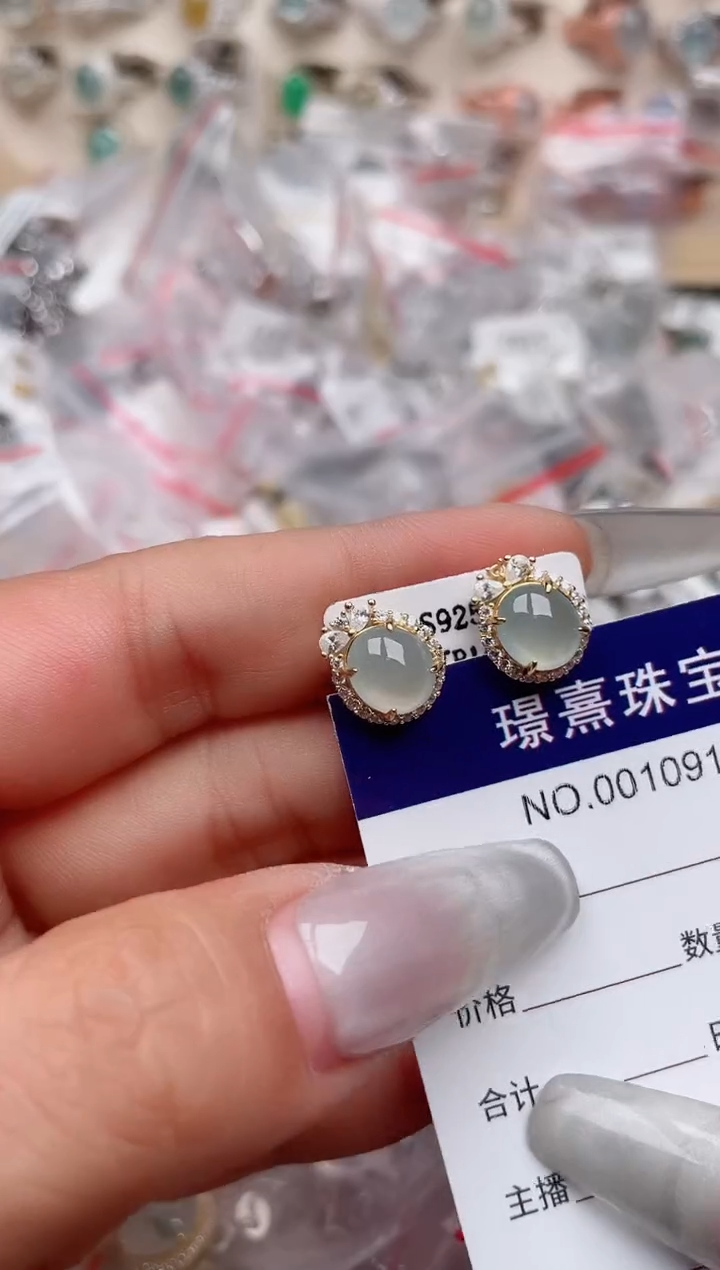 【闪购商品】翡翠戒指银S925镶嵌、