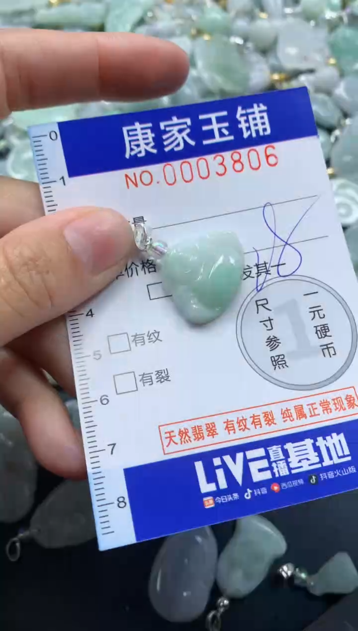 颈饰未镶嵌翡翠3806