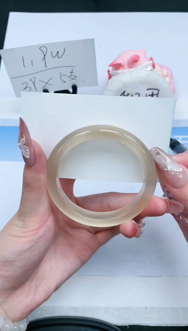 石英质玉未镶嵌手镯330-54.7