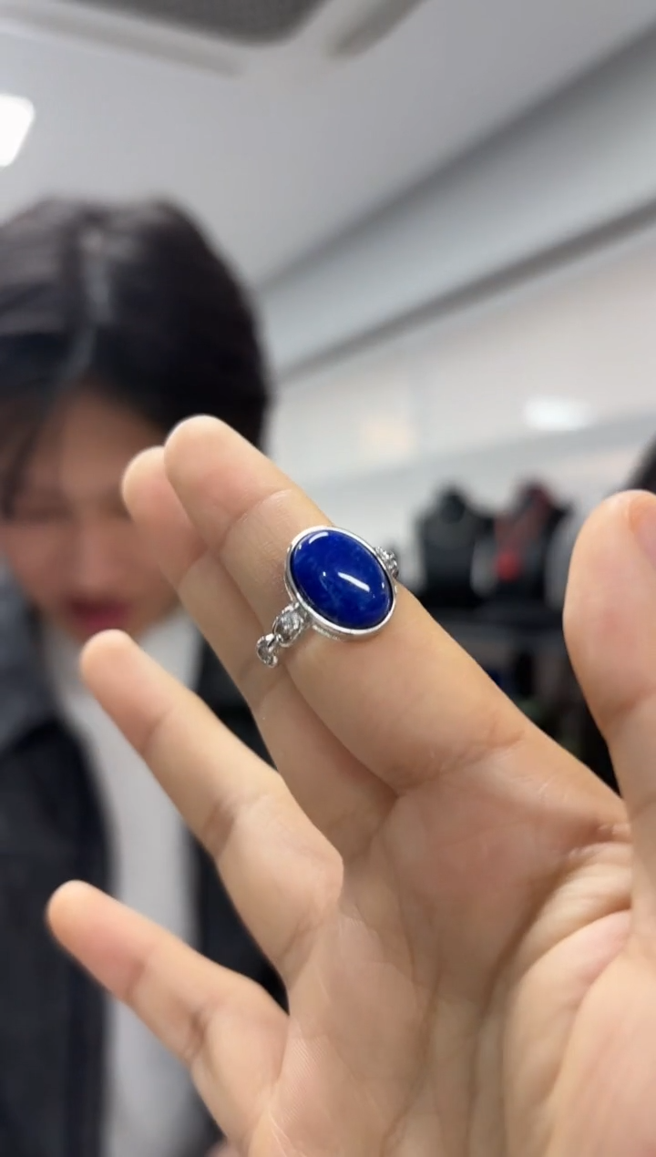 未镶嵌青金石戒指（多样性发一件）