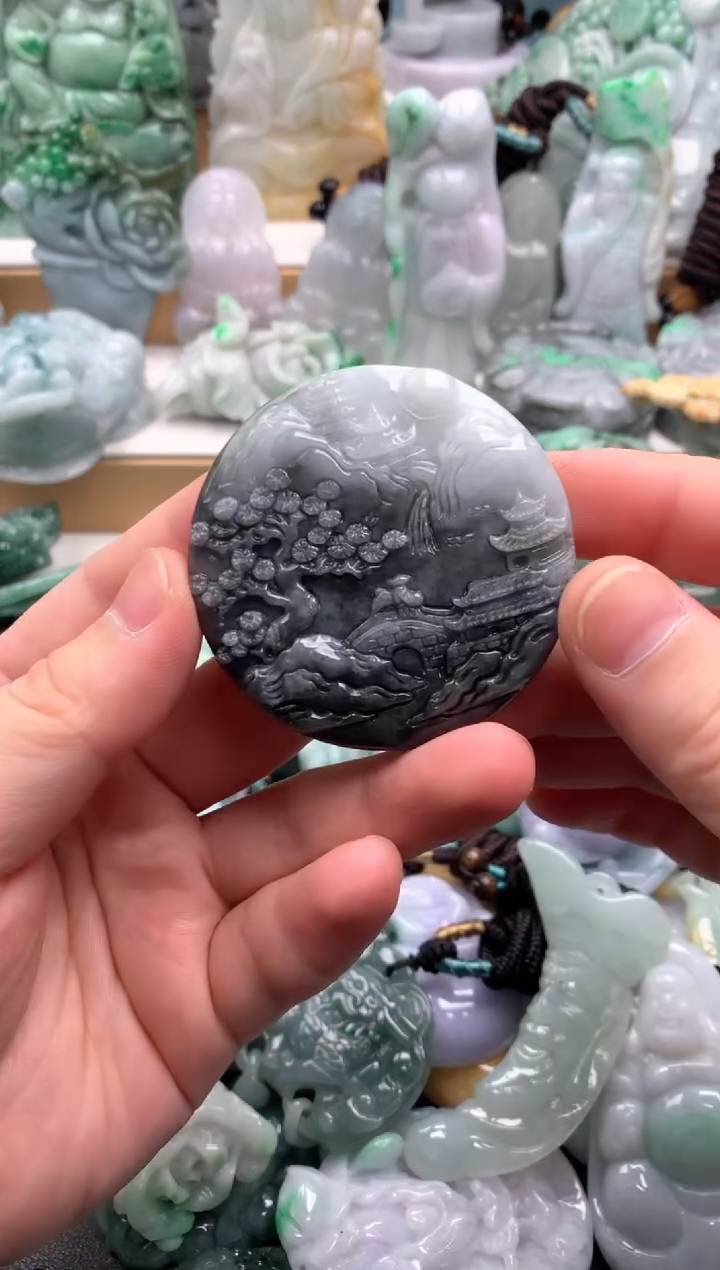 吊坠(不含链)未镶嵌翡翠1