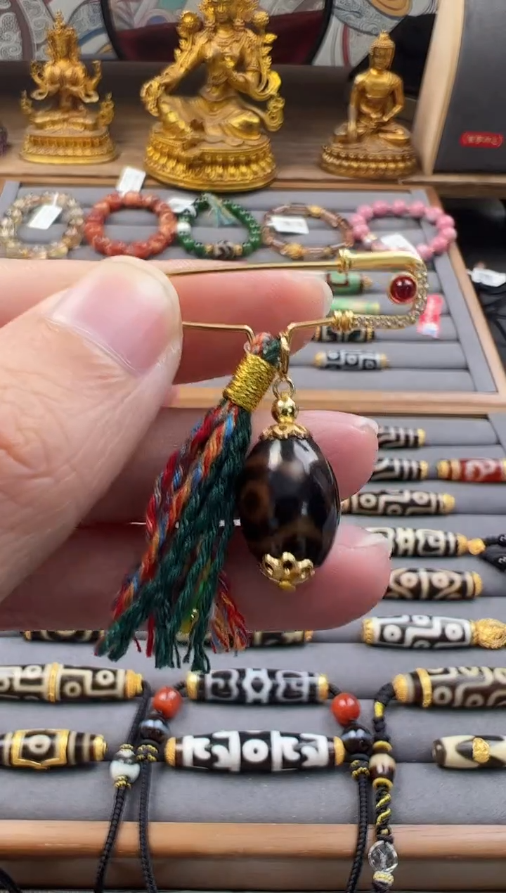 【闪购商品】玛瑙挂件银S925镶嵌胸针