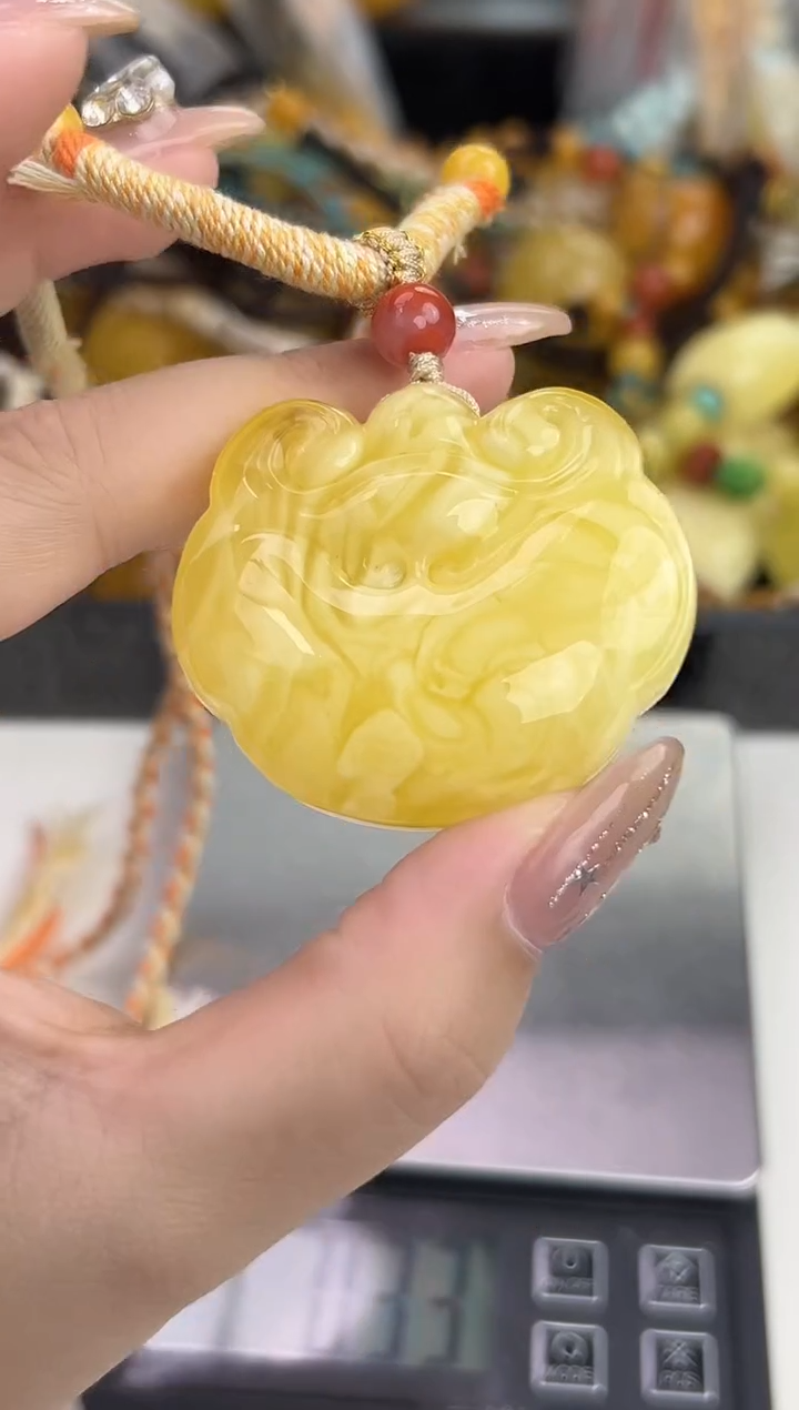 裸石琥珀未镶嵌天然琥珀蜜蜡吊坠