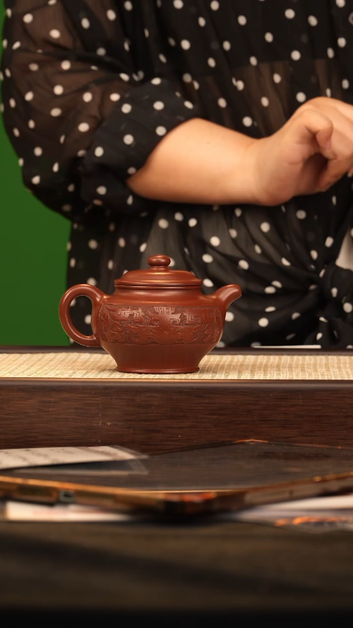 茶壶紫砂GSZ小掇只 朱泥190cc