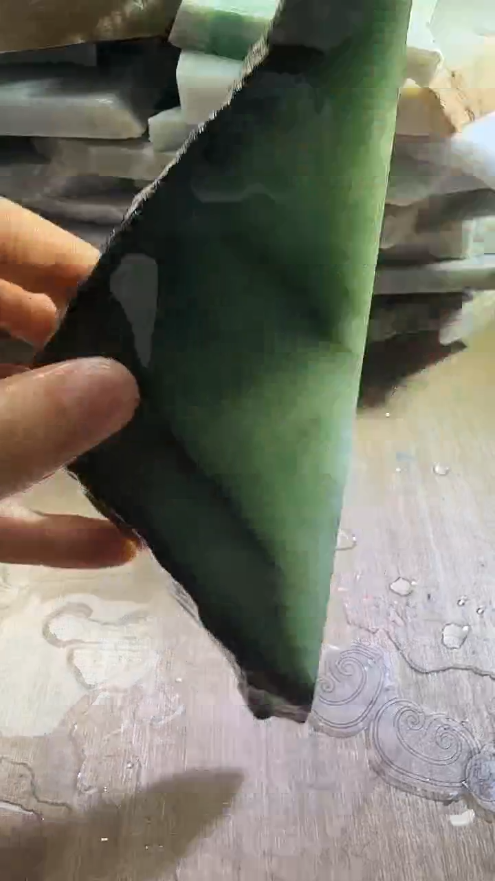 裸石翡翠天然翡翠A货花396