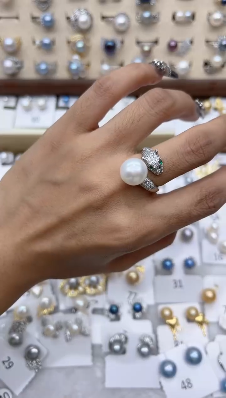【闪购商品】淡水珍珠戒指合金110