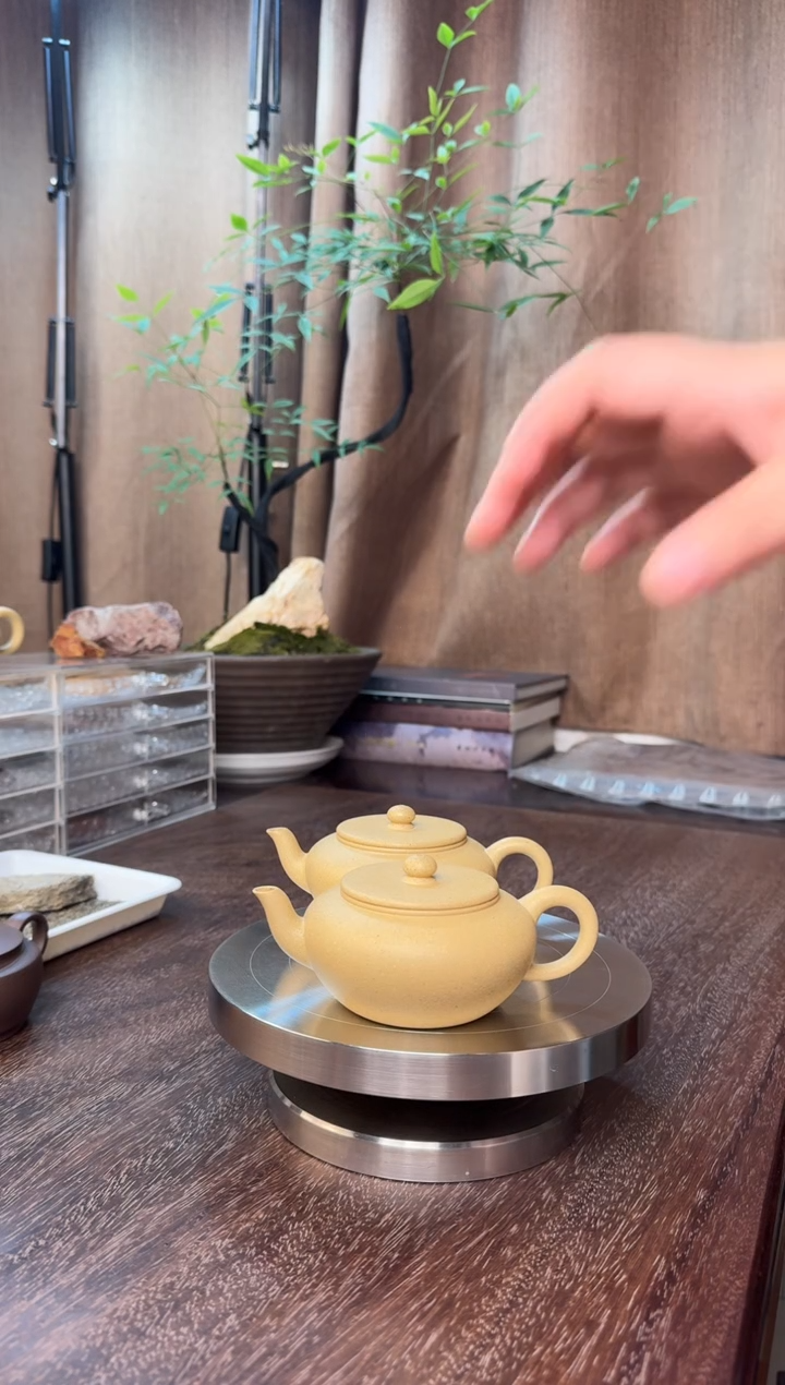 茶壶紫砂舒源-半手精工（大水潭本绿）160CC”微瑕慎拍，不退不换
