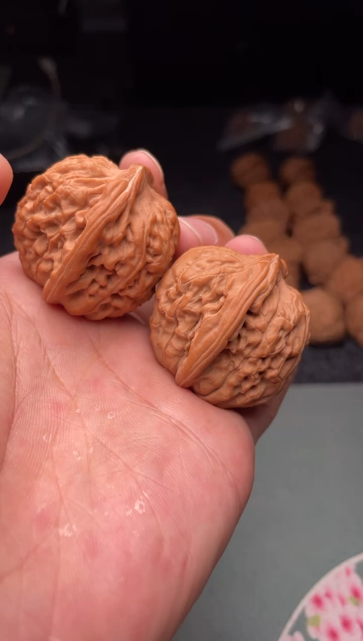 把件文玩核桃a110  莲花 34尺