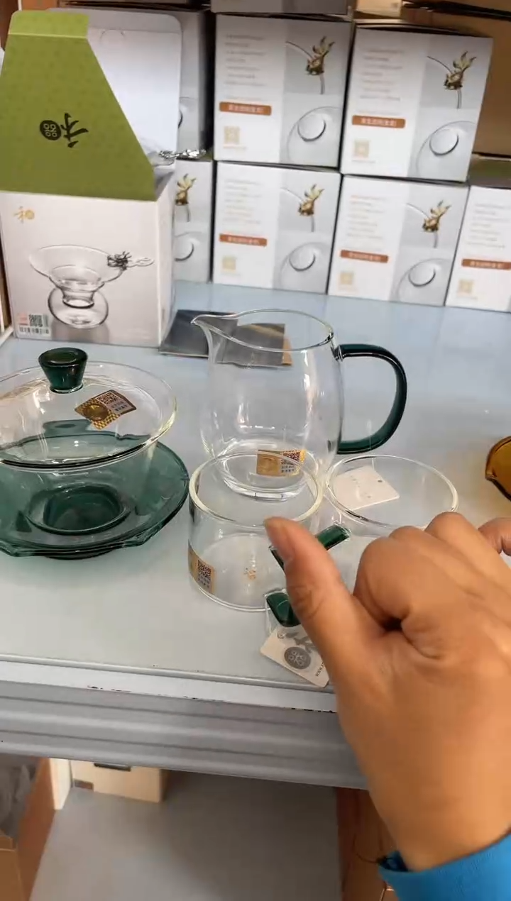 【闪购商品】澄然墨绿+清禾墨绿+荷叶盖碗墨绿