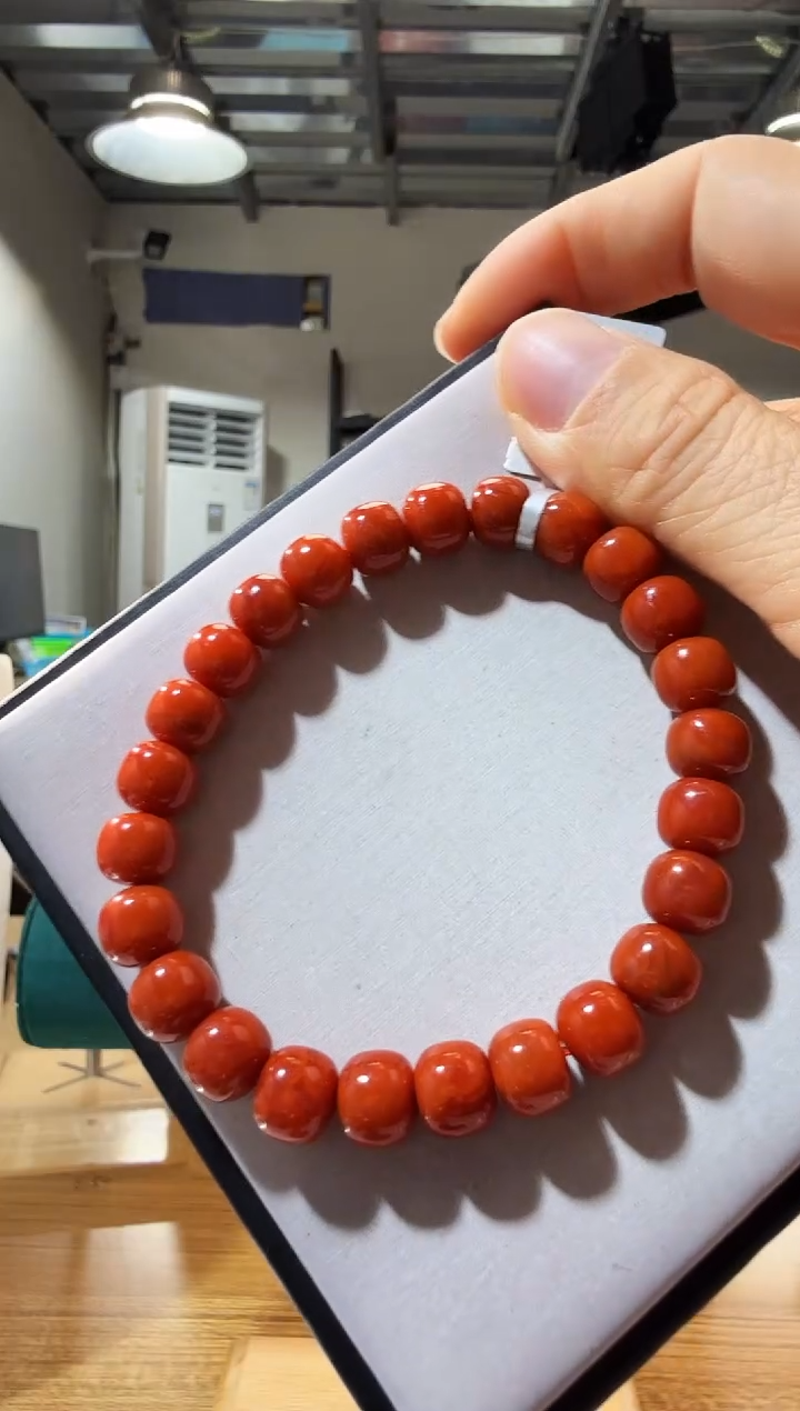 未镶嵌手链南红玛瑙优0577 约8mm