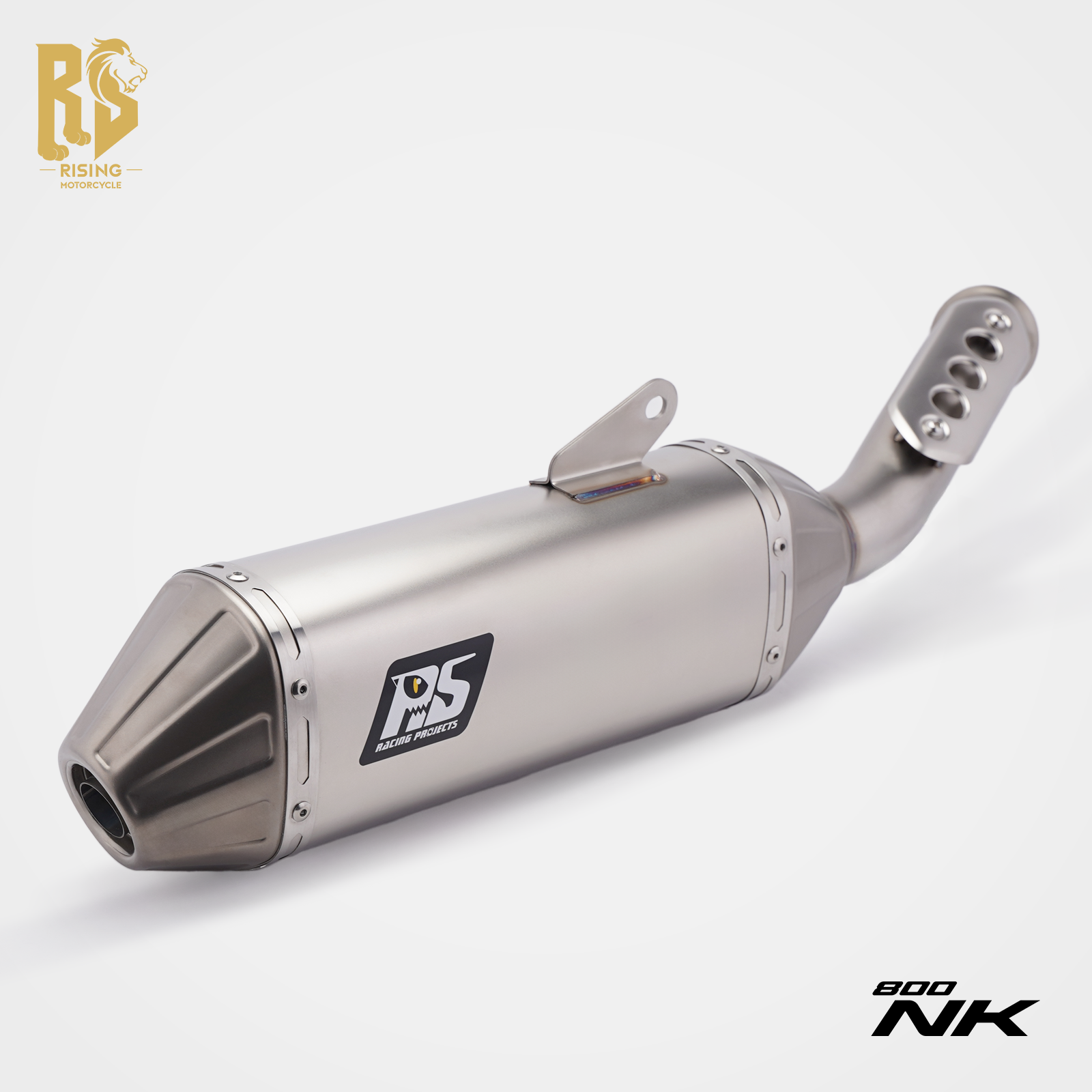 RS适用春风800NK摩托车机车排气管中后段升级配件不锈钢钛合金