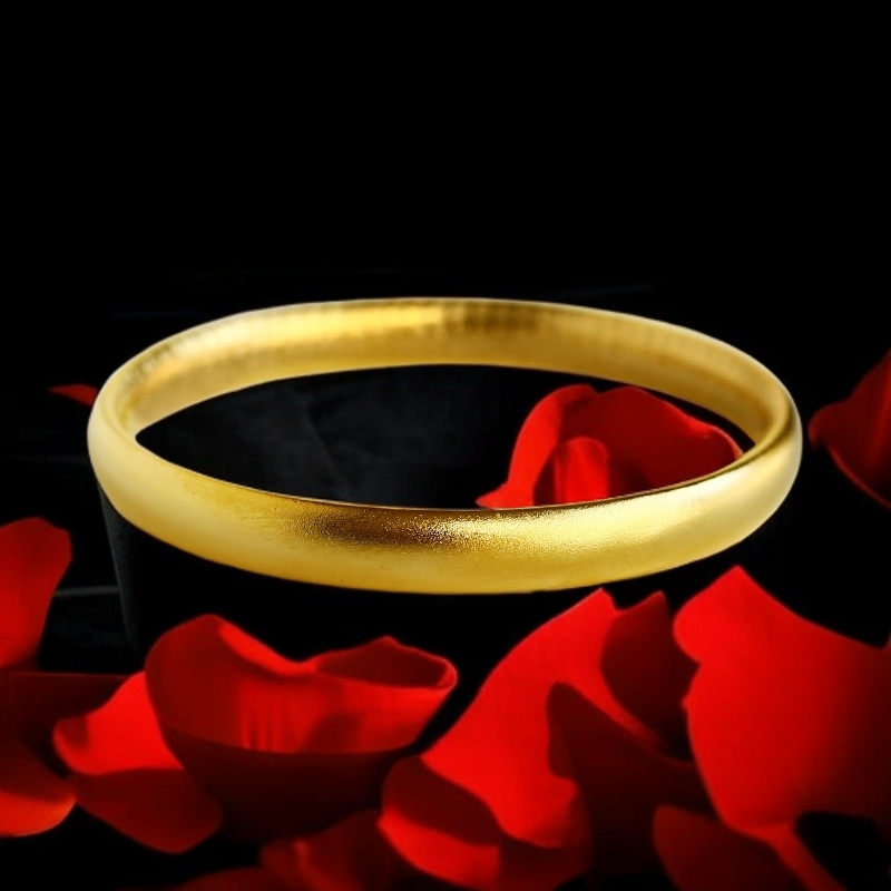  【小雪甄选】高端轻奢时尚国潮流行合金宽版手镯（ZL73327）