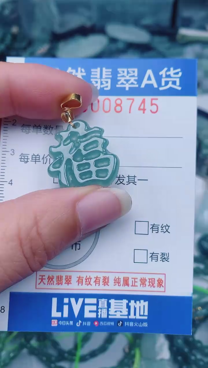 颈饰未镶嵌翡翠00008745