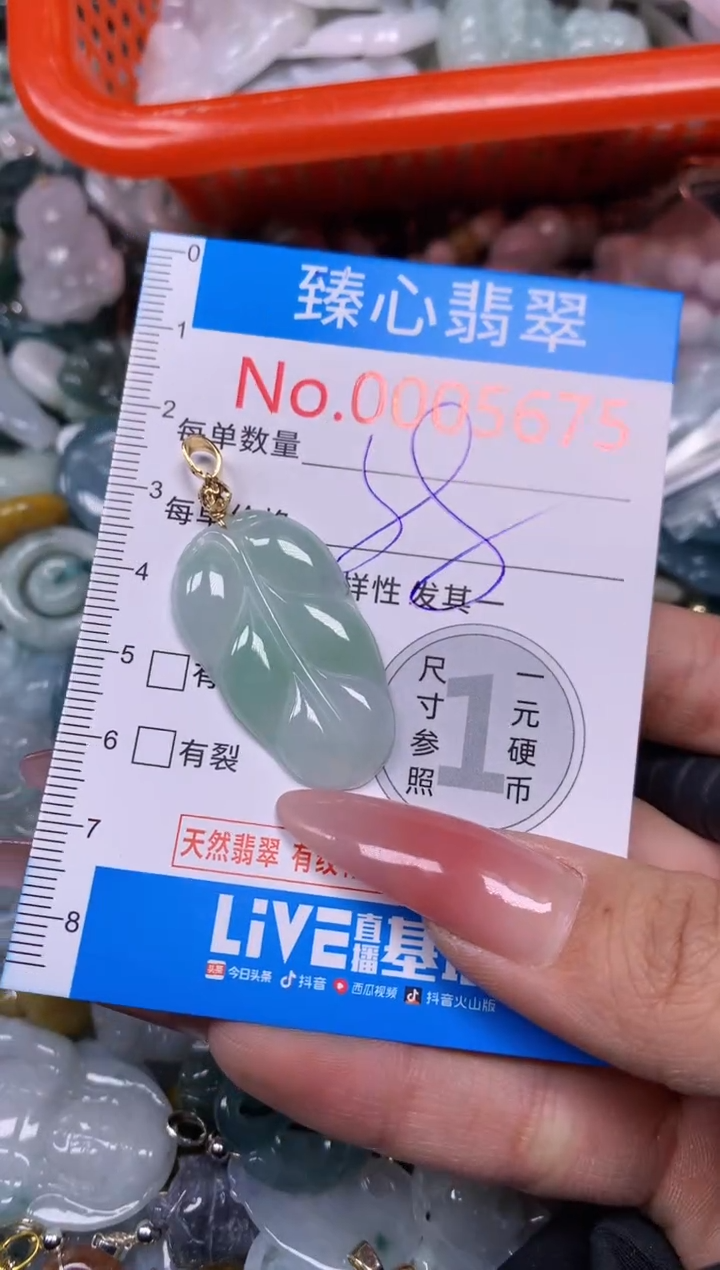 【闪购商品】翡翠颈饰未镶嵌含绳0005675