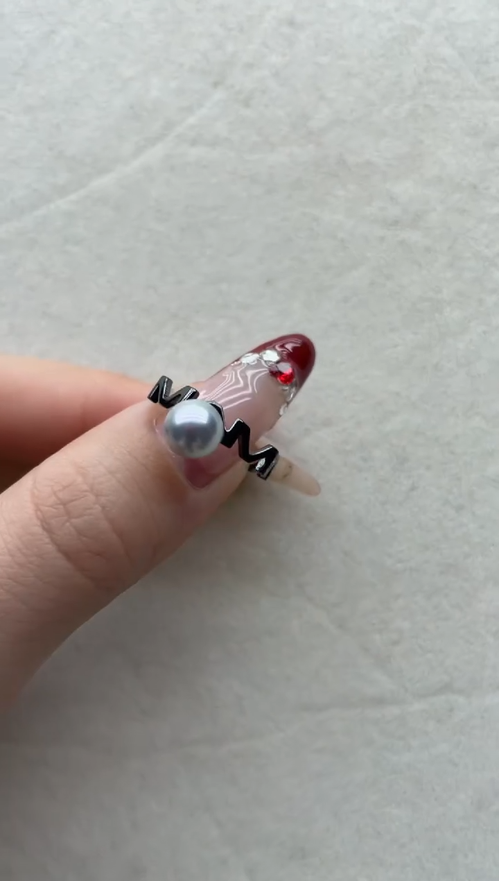 【闪购商品】海水珍珠戒指银S925镶嵌A7