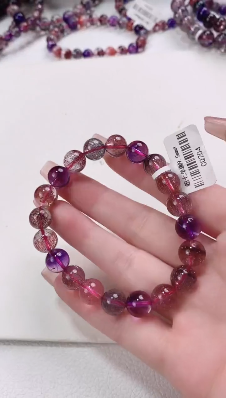 【闪购商品】水晶超七单圈9.5*未镶嵌多人多样性发其一