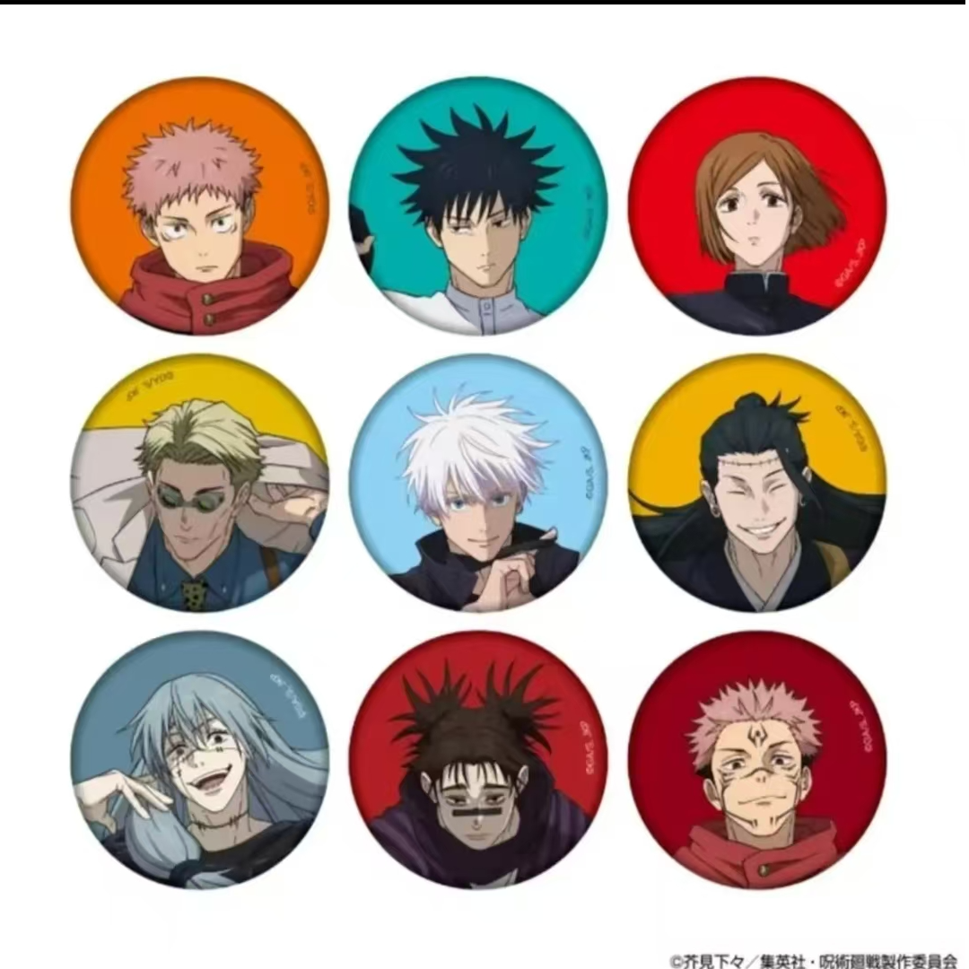 【动漫展制品大乱斗】 咒术回战展转转 吧唧/色纸/小卡盲盒（代拆）