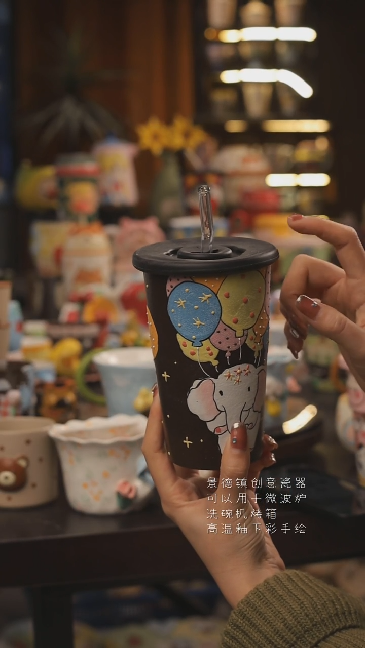 景德镇釉下彩绘设计师款式陶瓷