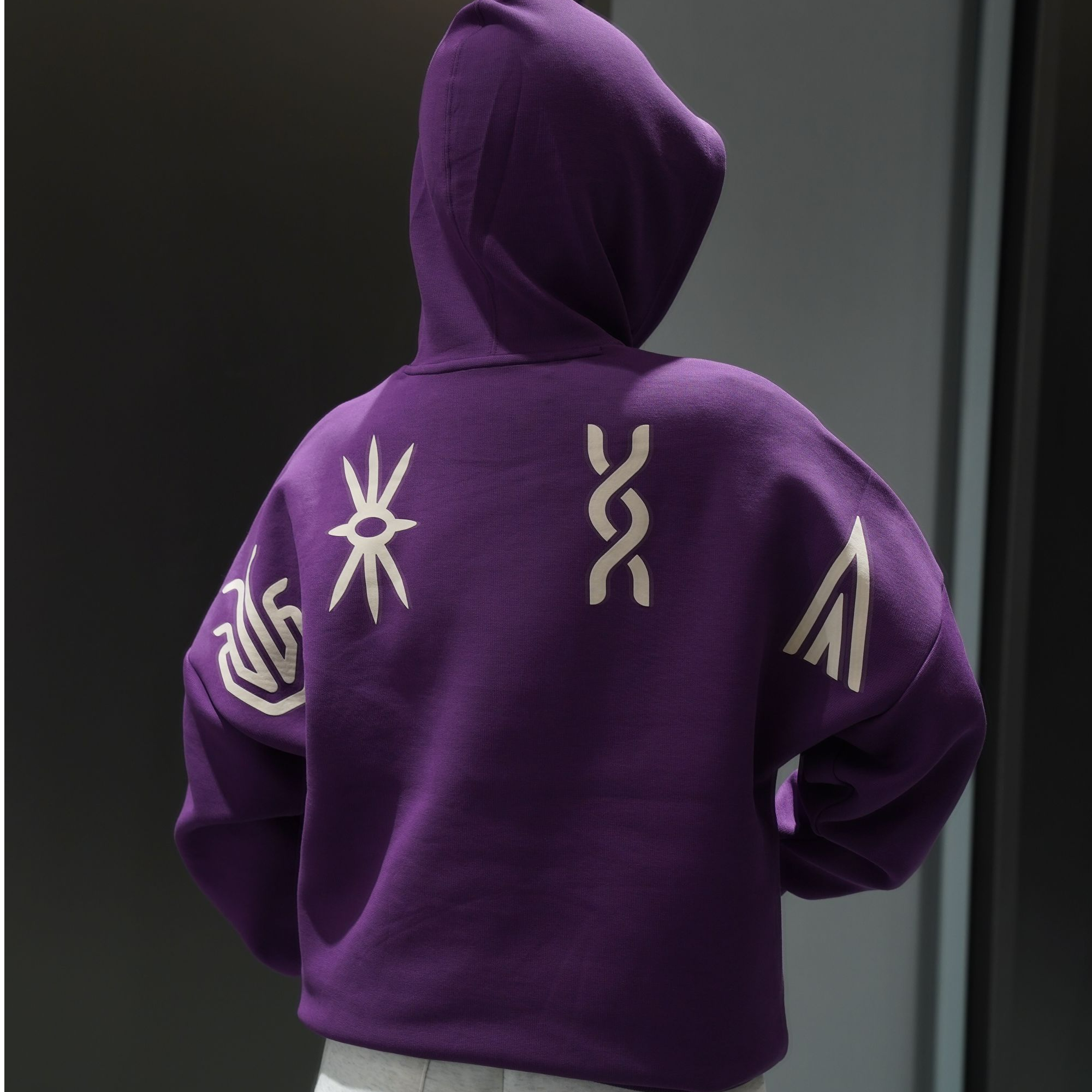 安踏欧文新款连帽秋季卫衣夹克潮流宽松情侣百搭上衣172541703S