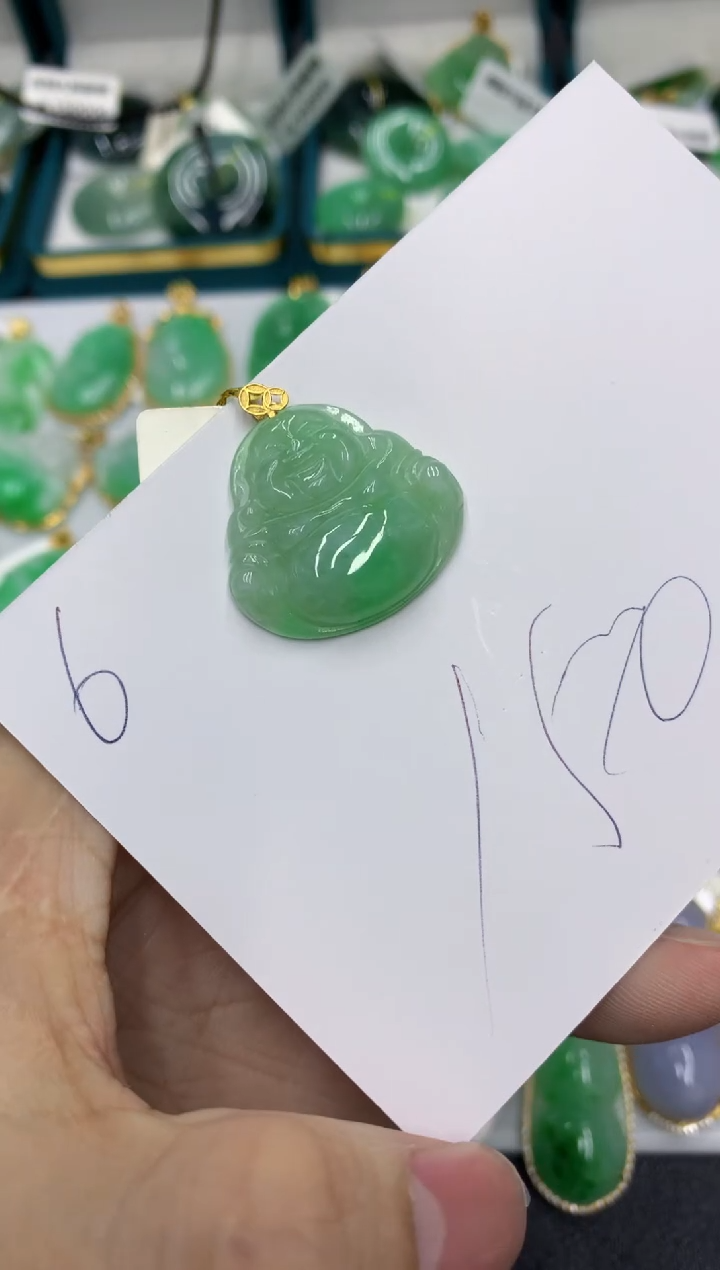 【闪购商品】翡翠颈饰18K金镶嵌号链接11111111111