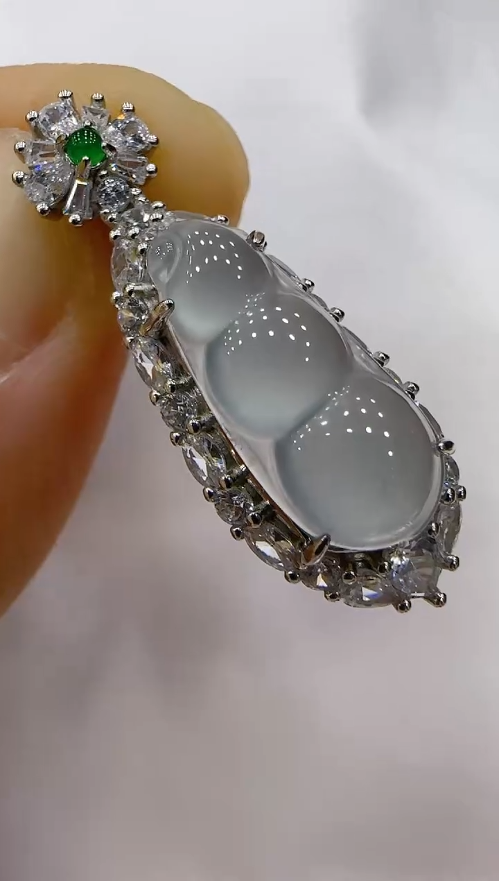 【闪购商品】翡翠吊坠(不含链)银S925镶嵌多样性团购发一件