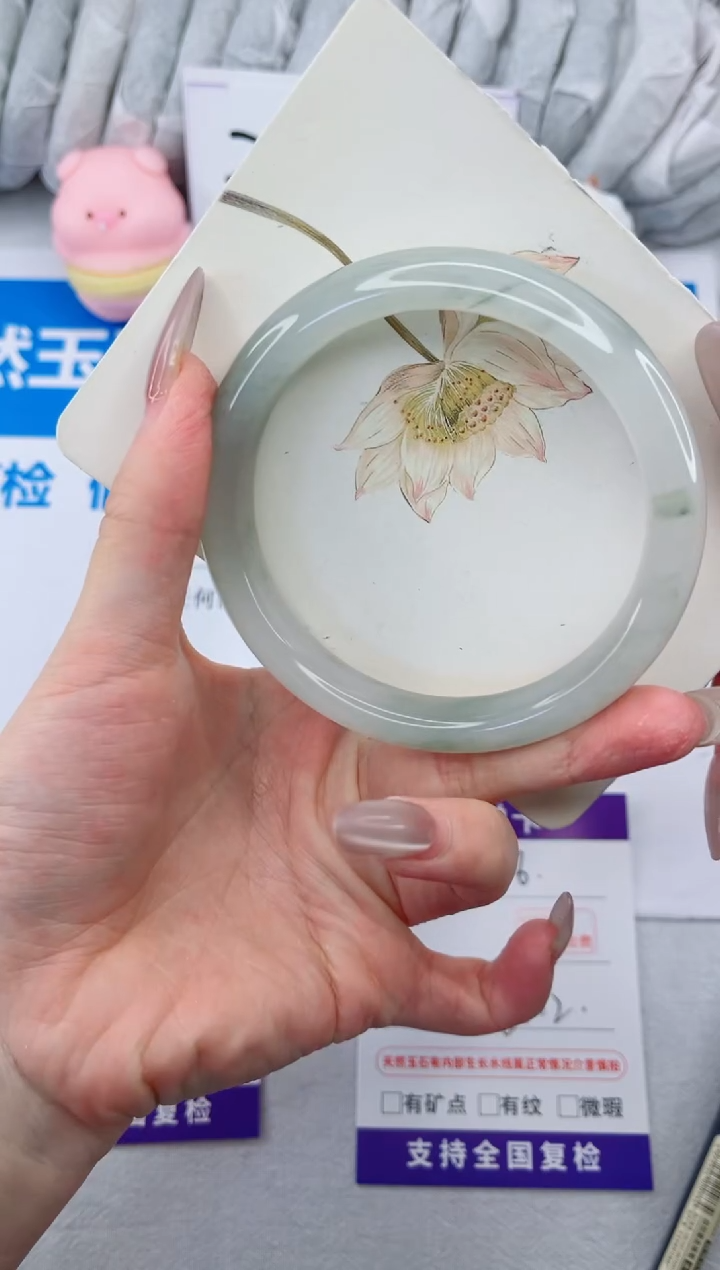 【闪购商品】石英质玉手镯合金206-62.2