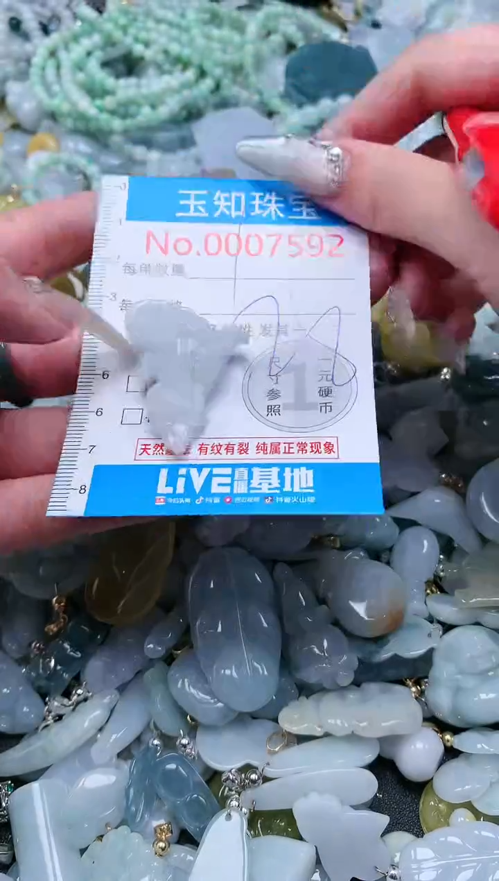 【闪购商品】翡翠吊坠(不含链)未镶嵌7592