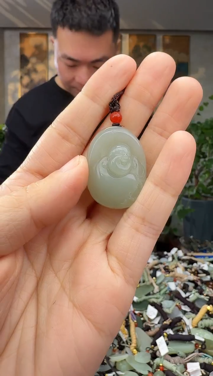 未镶嵌和田玉挂件拍一发一