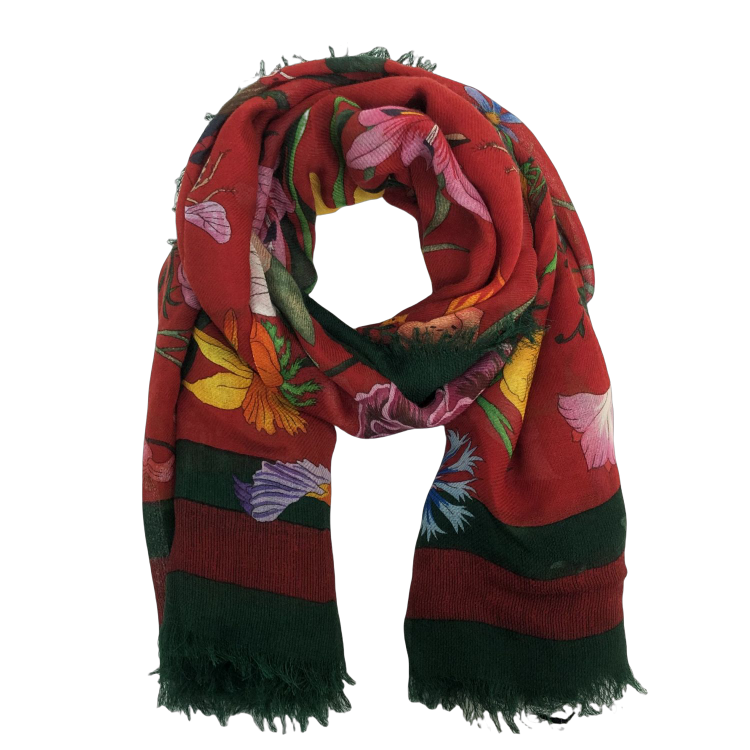 95新 GUCCI/古驰 妃鱼/古驰/桑蚕丝/围巾/95新/251112zb0004