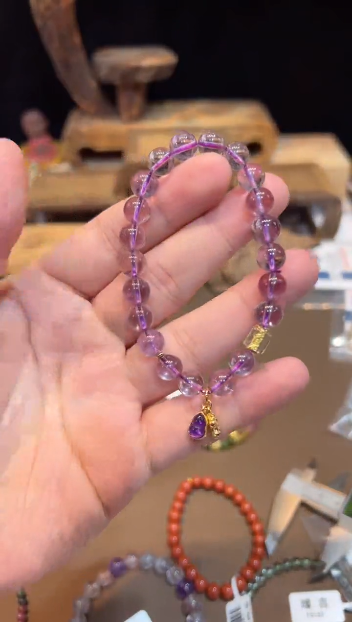 水晶手链未镶嵌手饰@@F4981