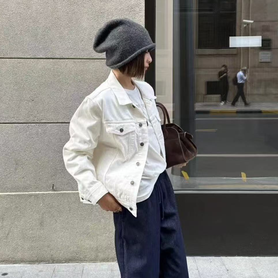 95新 DIOR/迪奥 Dior/迪奥/白色牛仔夹克/F46/编号685