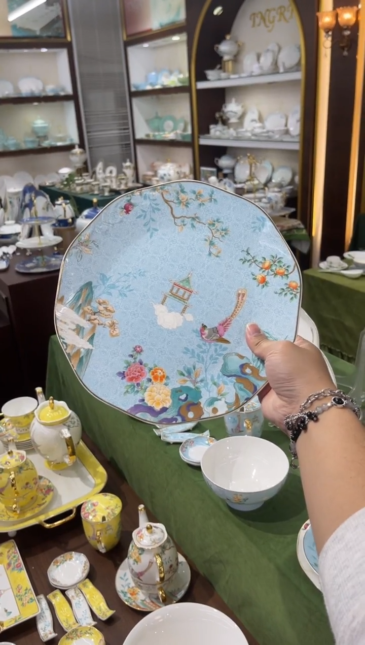 45%以上骨粉骨瓷10.5英寸盘