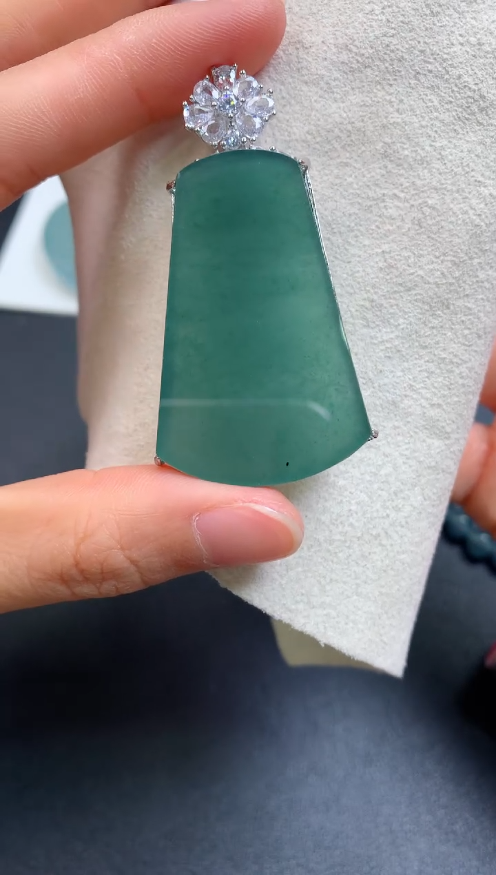 【闪购商品】翡翠颈饰银S925镶嵌0280072746