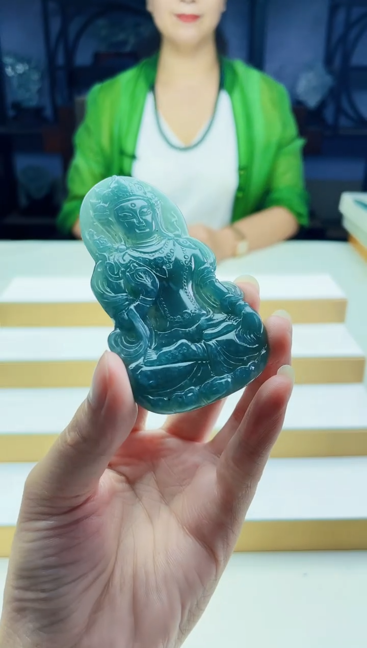 定制翡翠未镶嵌毛货08010183多样性发其一